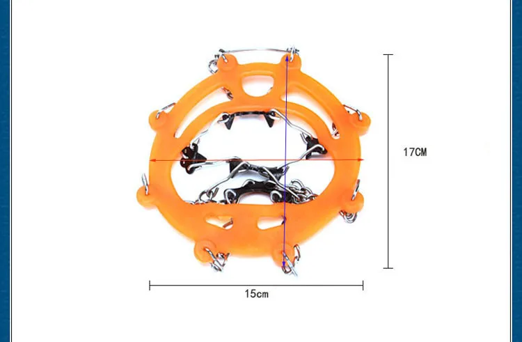 8-point Crampons анти-салазки покрывает снег ношение анти-скольжение скалолазание кошки уличные товары походная обувь Нескользящая