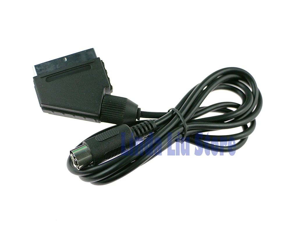 ChengChengDianWan 1 8 м RGB Scart видео кабель ТВ ведущий MD для Sega Genesis Mega Drive MD1 PAL V pin 2 шт./лот|md|md