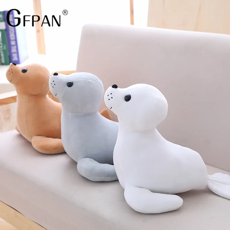 1pc 35cm Kawaii Plush Down Cotton Sea Lion Pillow Cute stuffed Plush Animal Cushion Toys Kids Baby Children Gifts 1pc 35cm Kawaii Plush Down Cotton Sea Lion Pillow Cute stuffed Plush Animal Cushion Toys Kids Baby Children Gifts