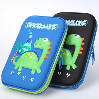 

Cartoon Dinosaur EVA Pencil Box Large Capacity Pencil Bag School Stationery Correction Tape Diary Stationery School Supply