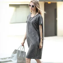 Summer Brand Style Linen font b Maternity b font Dresses O neck Short Sleeve Slim Nursing