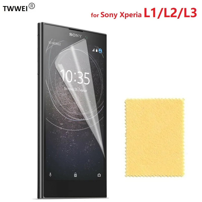 

Glossy Clear LCD Screen Protector for Sony Xperia L1 L2 L3 Protective Film for Sony Xperia L1 L2 L3 Screen Protector Film Foil
