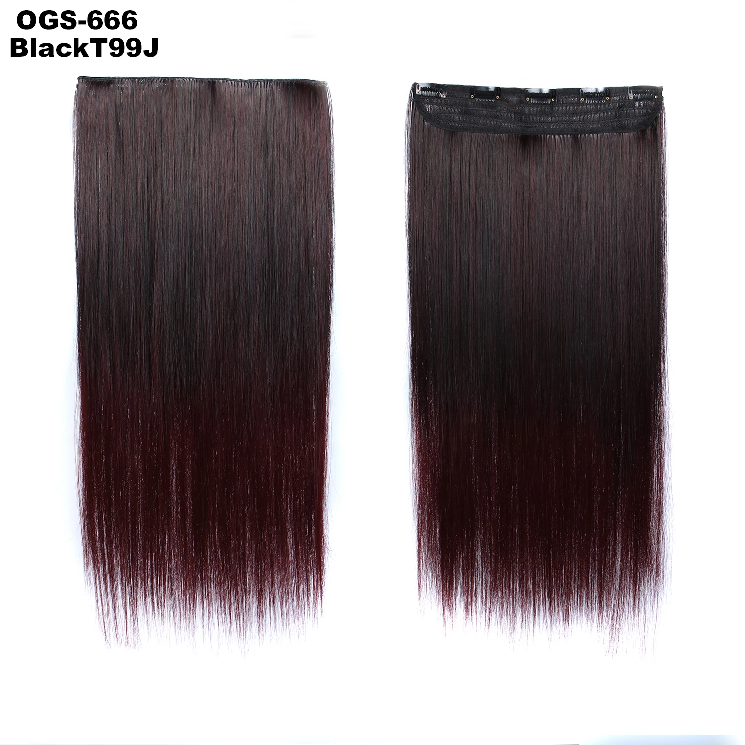 Similler, 100 г, 60 см, длинные прямые вьющиеся женские волосы на заколках, черные, коричневые, высокая температура, синтетические волосы, Омбре, чистые