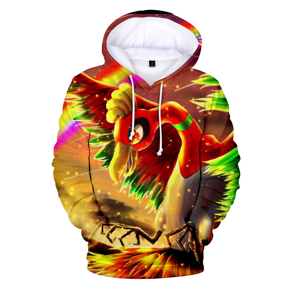 Cosplay costumeNuevas sudaderas con capucha Casual 3D estampado pokemon sudadera de manga larga Harajuku ropa de hombre Tops