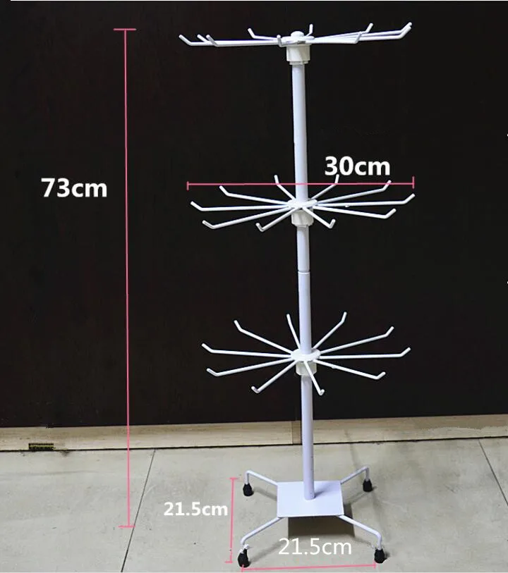Новое поступление стойка для витрины ожерелья браслет-цепочка вращающийся держатель для ювелирных изделий стойка для демонстрации шарфы галстук парик вешалка для браслетов