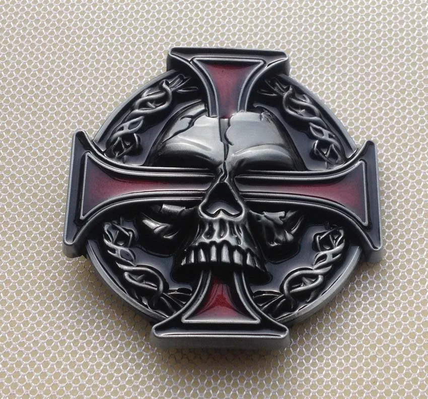 

Skull & keltic Cross Belt Buckle suitable for 4cm wideth belt with continous stock