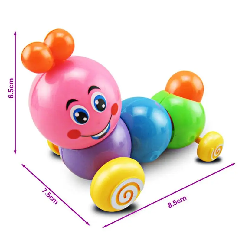 Игрушки для детей милые животные красочная гусеница ветрозащитные игрушки детские развивающие Монтессори обучающая игрушка цвет в