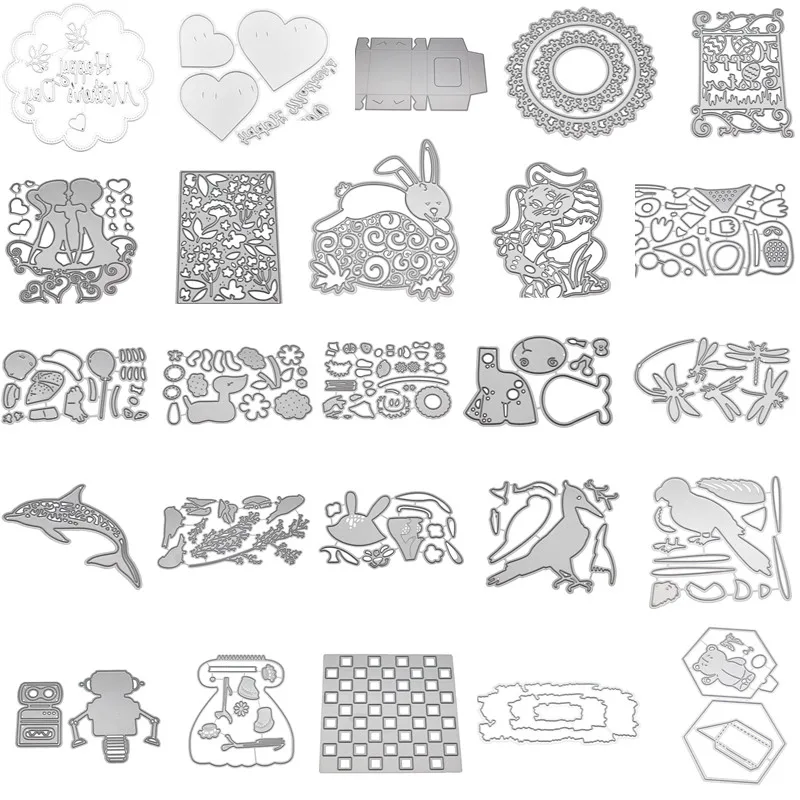 

Metal Cutting Dies Stencil DIY Scrapbooking Album Stamp Paper Card Embossing Crafts Decor