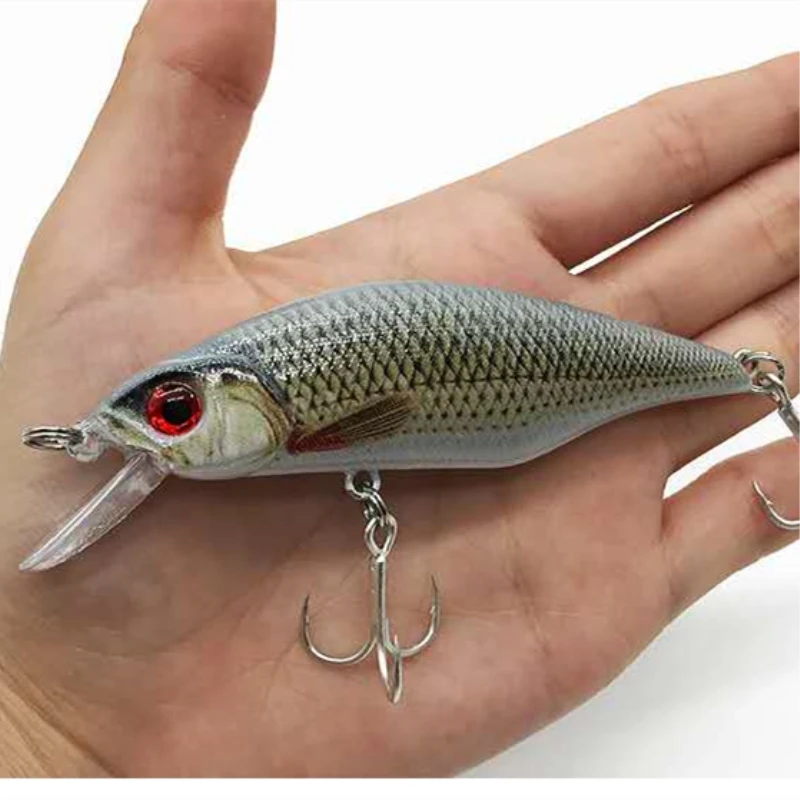 جديد الصيد السحر 90 مللي متر/12.5g أسماك توبواتر 0-3.5 M الصلب الطعم Wobblers المهنية Crankbaits باس بايك إغراء البلاستيك
