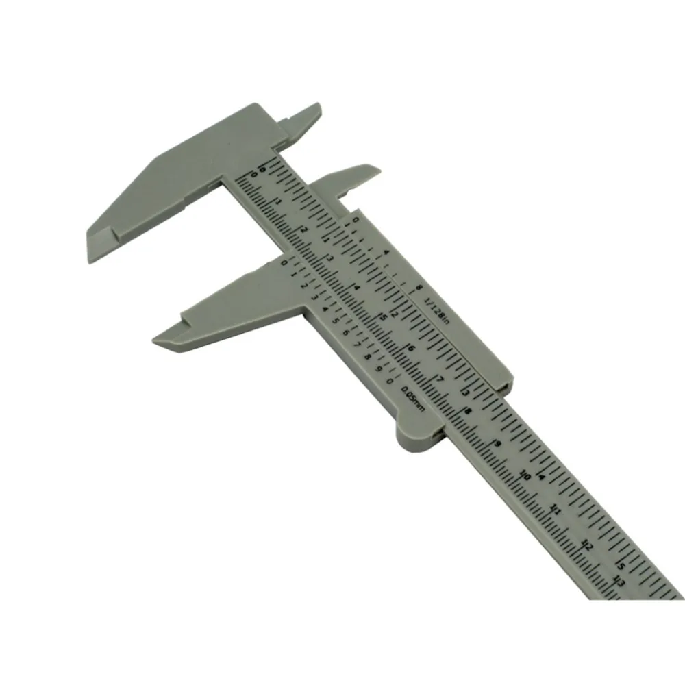 N/V Portable 6 Inch 150mm Plastic Ruler Sliding Gauge Vernier Caliper Jewelry Measuring Accurately Measuring Tools grey N/V Portable 6 Inch 150mm Plastic Ruler Sliding Gauge Vernier Caliper Jewelry Measuring Accurately Measuring Tools grey