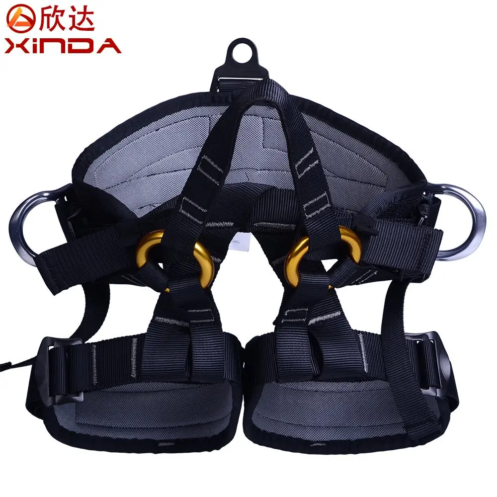 

XINDA Professional Half-body Harness Safety Belts Rock Climbing Belt for Rock Mountaineering Caving Rescue to protect Waist