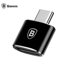 Baseus usb type C OTG адаптер конвертер для samsung note 8 S8 Xiaomi type-c штекер USB Женский OTG конвертер зарядное устройство USB C кабель