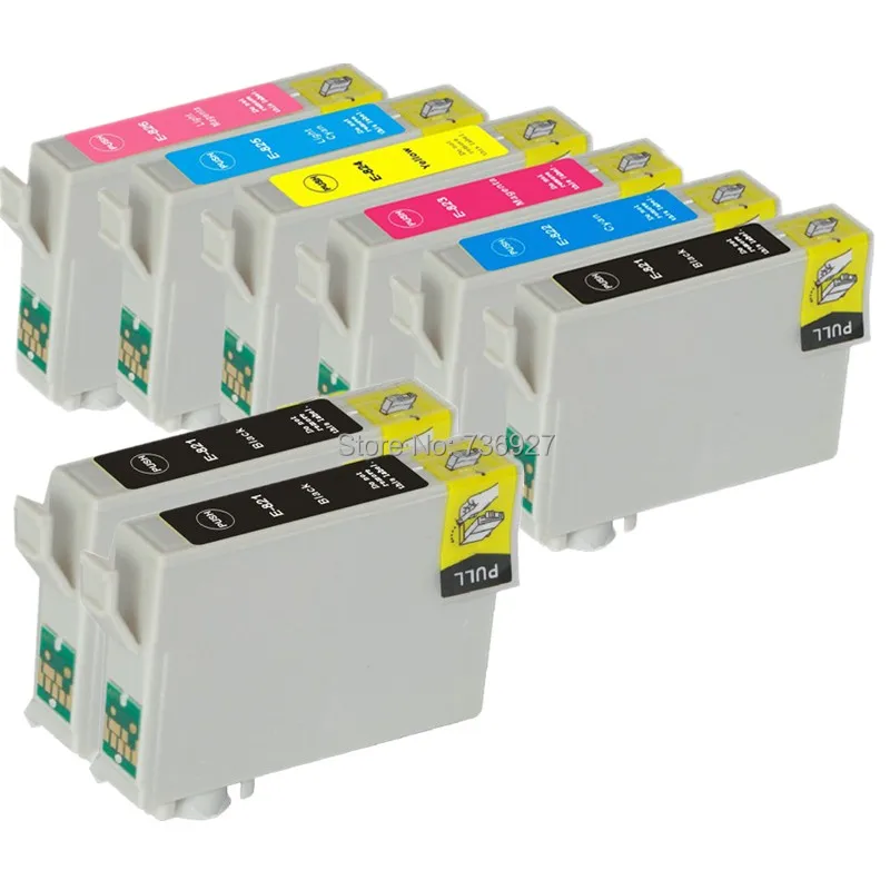 Картридж для принтера Epson T0821 черный картридж Stylus Photo R270 R390 RX590 RX610 TX659 TX720WD TX820FWD