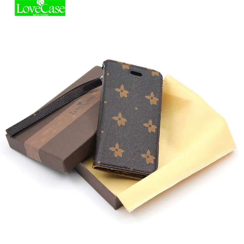 LoveCase i8 7plus Luxury Flip Folio Leather Case For iPhone 7 Plus 8 Plus Fashion Wallet Style Phone Bag high quality phone case