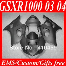 Мотоцикл обтекатель комплект для SUZUKI GSXR1000 GSX-R1000 GSXR 1000 K3 03 04 2003 2004 полный матовые черные Обтекатели Кузов SG39