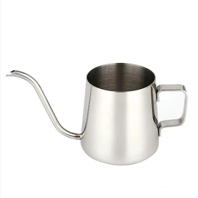 Hoomall 250ml/350ml Stainless Steel Teapot Drip Coffee Pot Non stick