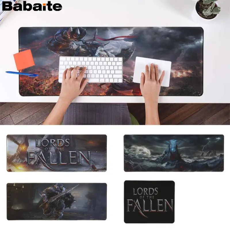 

Babaite lords of the fallen 2 Keyboards Mat Rubber Gaming mousepad Desk Mat Speed/Control Version Large Gaming Mouse Pad