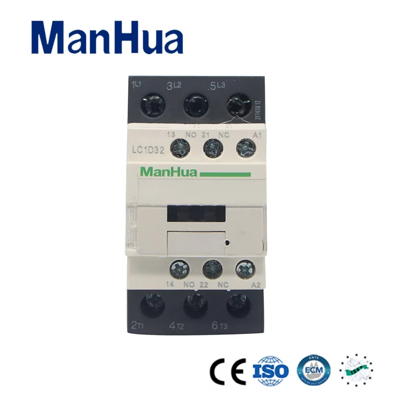 

Manhua Best Selling Products Remote Control 24-380VAC Contactor LC1-D32