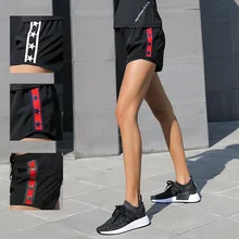 Короткие женские спортивные шорты для йоги быстросохнущие ткани с принтом звезды спортивные шорты для женщин ультрашорты для тренажерного зала фитнеса тренировок дно