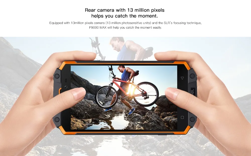 Excellent POPTEL P9000 MAX Mobile Phone MTK6750 Octa Core RAM 4GB ROM 64GB Android 7.0 IP68 Waterproof 5.5" 13.0MP 9000mAh 4G Smartphone 12