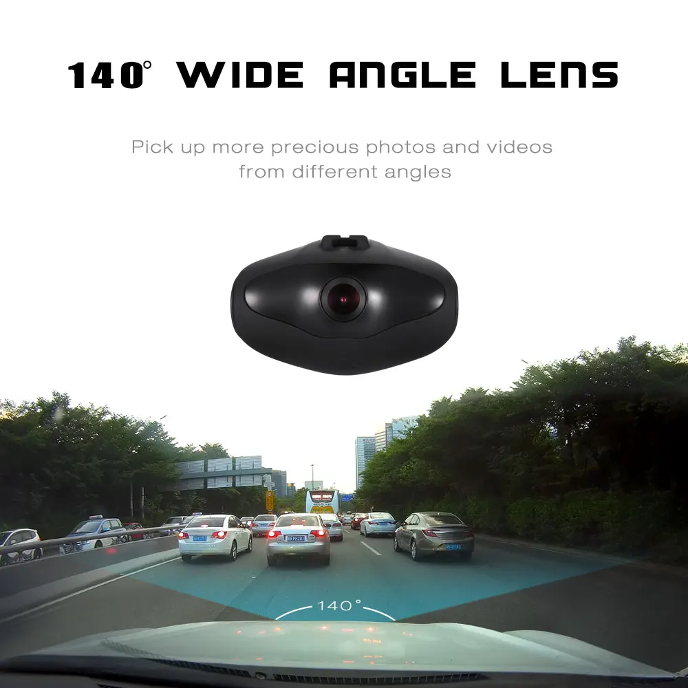 

E1 Novatek Car Dash Cam 1.5 inches 1080P 140 degree WiFi App WDR Car Driving Recorder