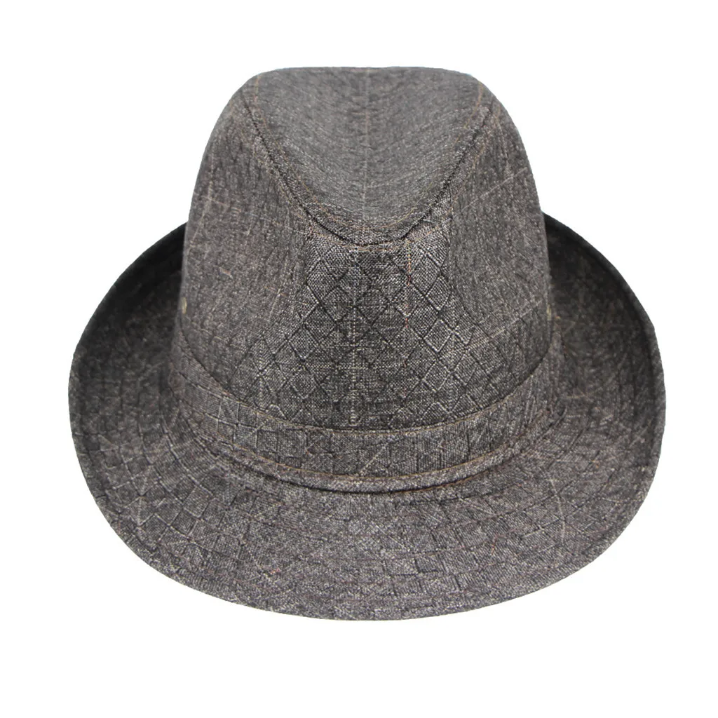 

ISHOWTIENDA Fashion Men Top Hat Summer Cool Panama Wide Brim Fedora Straw Made Indiana Jones Style Hat sombrero mujer
