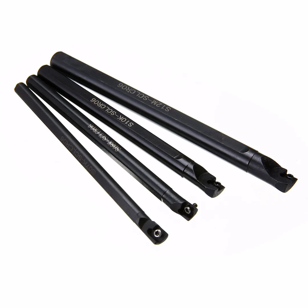 Tanie 4 szt. SCLCR06 uchwyt narzędziowy wytaczadło + 10 szt. Wkładki z kluczem T8 na narzędzia tokarskie