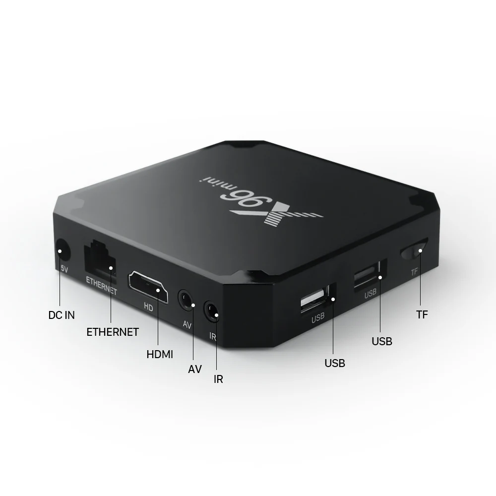 X96 mini IPTV France QHDTV Subscription Box Android 7.1 S905W 1G 8G with 1 Year IPTV Code Arabic French Belgium Netherlands IPTV