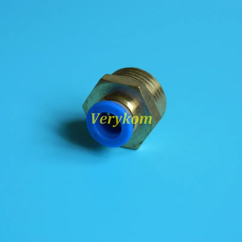10X Verykom Пневматические Прямые воздушные фитинги с наружной резьбой 6 мм 8 10