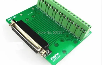 

5pcs/lot 37Pins Female DB37 D-SUB DB-37 Adapter signals Terminal Breakout Board ROHS 2 row