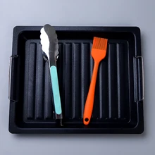 Новая панель для выпечки Железный инструмент для барбекю аксессуары домашний барбекю тарелка Корейская антипригарная сковорода противень аксессуары для барбекю