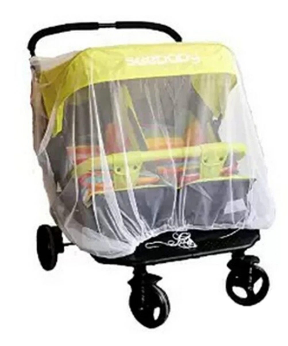 Moda Verano Beb/és Cochecito de beb/é Mosquito Net Buggy Pram Protector Sillita de paseo Fly Midge Insecto Bug Cover Cochecito Accesorios