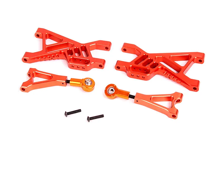

Free Shipping- CNC Alloy Rear Suspension Arm Set for Baja 5b/5T/5SC,Fit for HPI Part, sliver,orange and green choose.