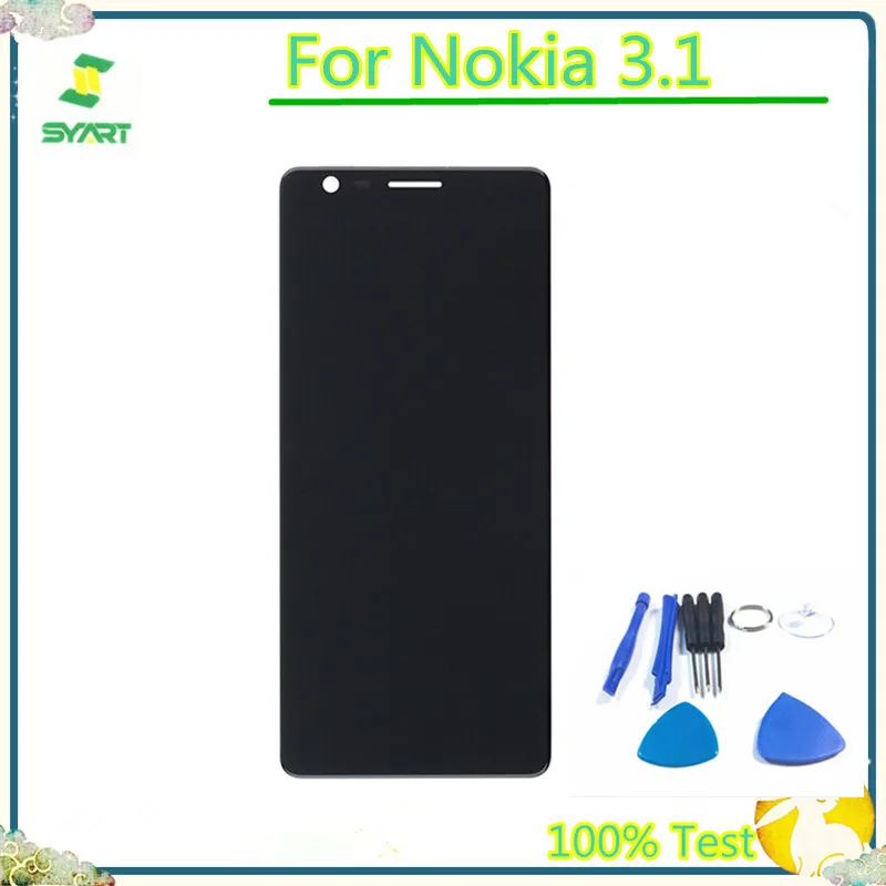 5 2 дюймовый черно белый 100% протестированный ЖК дисплей для Nokia 3 1 сенсорный экран