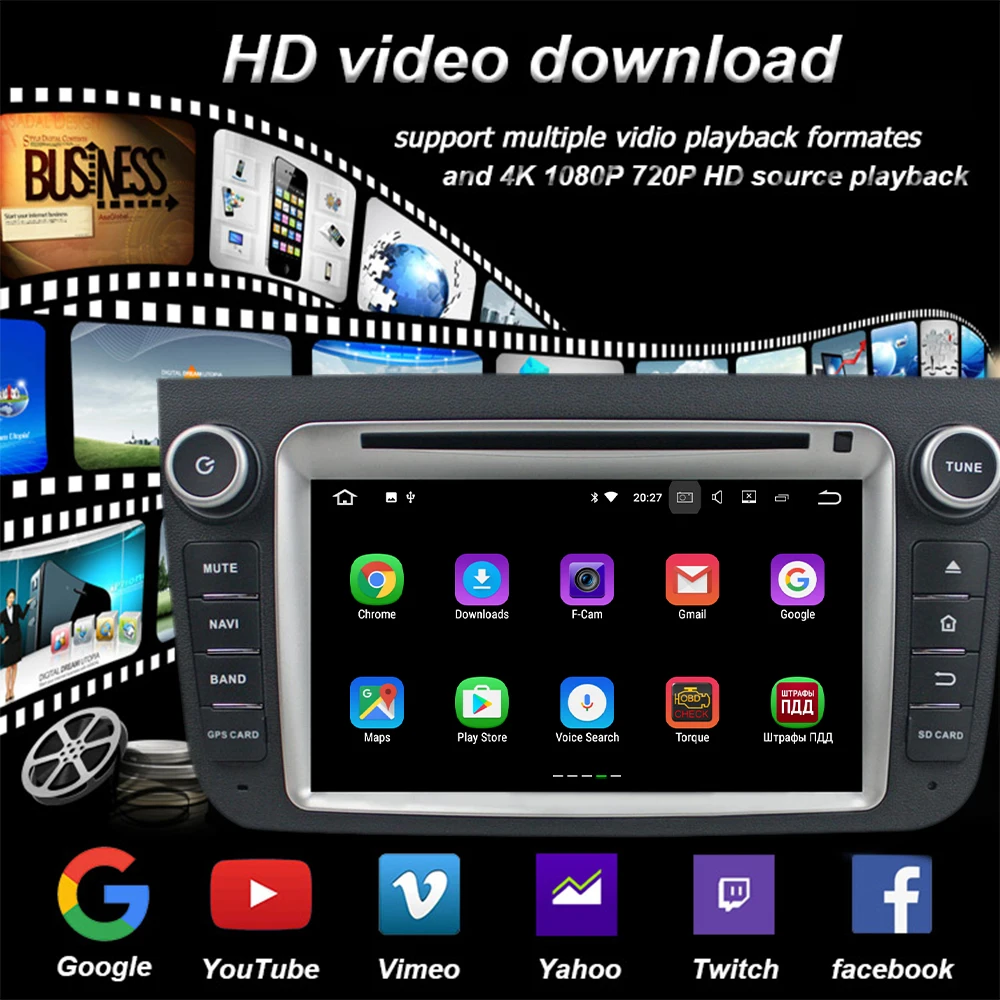 Double Din Car DVD Player for Mercedes-Benz Smart 2011 2012 Android Auto Radio GPS Navigation Bluetooth TV Car Multimedia Player