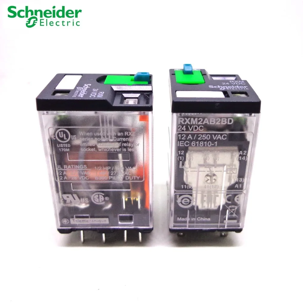 Реле Schneider RXM2AB2BD RXM2AB2P7 RXM2AB2F7 RXZE1M2C 2CO 12A реле + LTB светодиодный 24 в 230 120 совершенно
