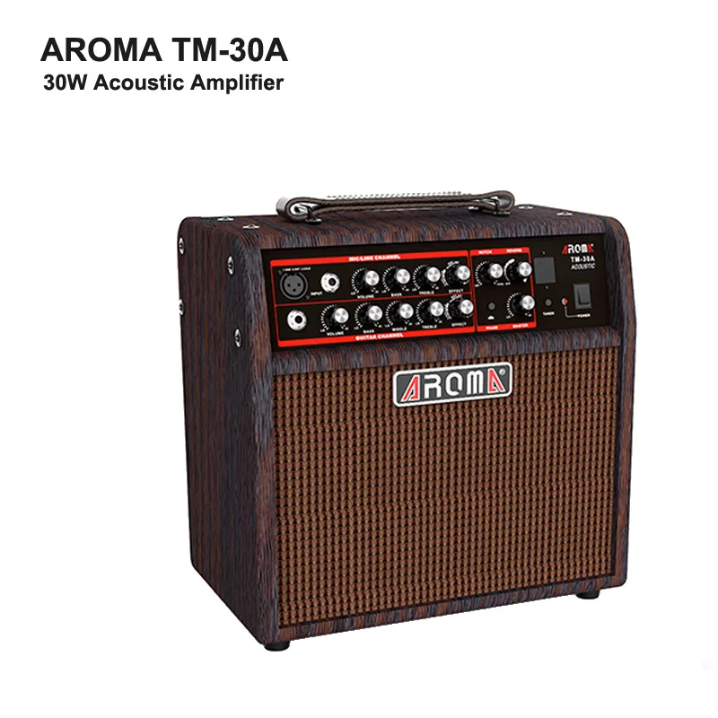 Aroma TM 30A Acoustic Guitar 30w Digital AMP Audio