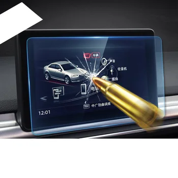 

Lsrtw2017 HD Anti-blue Light Car Navigation Anti-scratch Tempered Film for Audi Q5 A4 A6 Q3 A3 A7