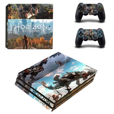 Horizon Zero Dawn PS4 Pro стикер кожи для playstation 4 Pro консоль и контроллеры виниловая наклейка поверхность игры Наклейка s - Цвет: YSP4P-1115