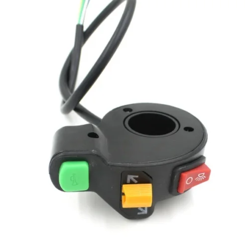 

Universal Motorcycle Handlebar Control Horn Headlight Turn Signal Switch Button