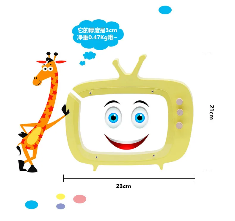 Деревянный телевизор Копилка детская комната дисплей фотографии реквизит деревянный ТВ коробка украшения дома