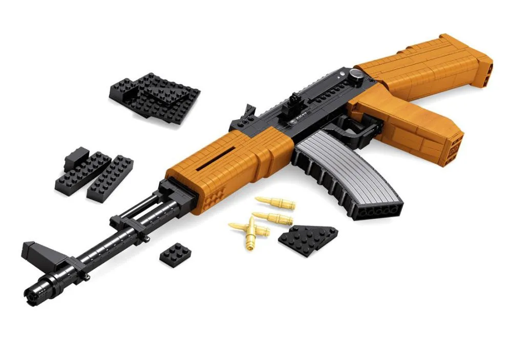 Bausatz im Maßstab 1:6  DIY Baukasten AK 47 Kalaschnikow Sturmgewehr Modell B 