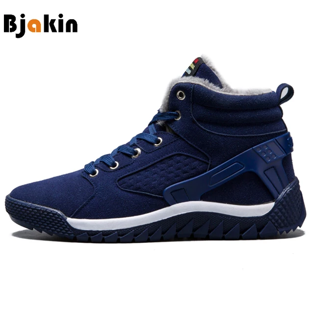 Snow Running Shoes >> Bjakin Winter Men Running Boots Outdoor Warm Plush Sneakers Leather Snow Running Shoes >> Bjakin Winter Men Running Boots Outdoor Warm Plush Sneakers Leather