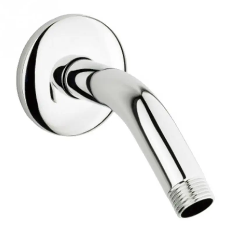 

Stainless Steel Pipe Shower Head Arm Bathroom Bend Wall Mounted Durable 150mm