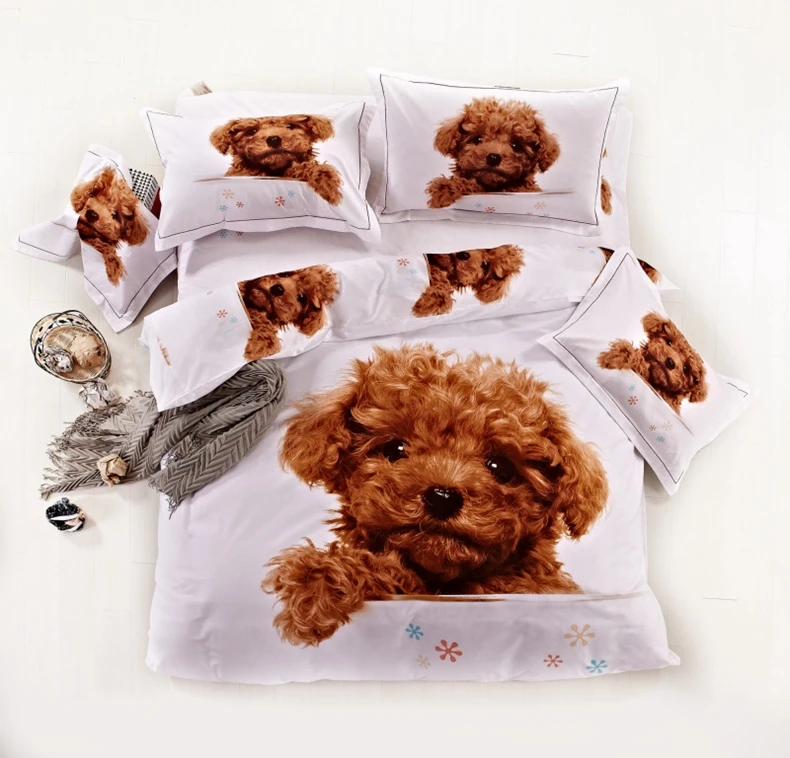 3d bedding sets dog print bedding set dog comforter cover sets queen