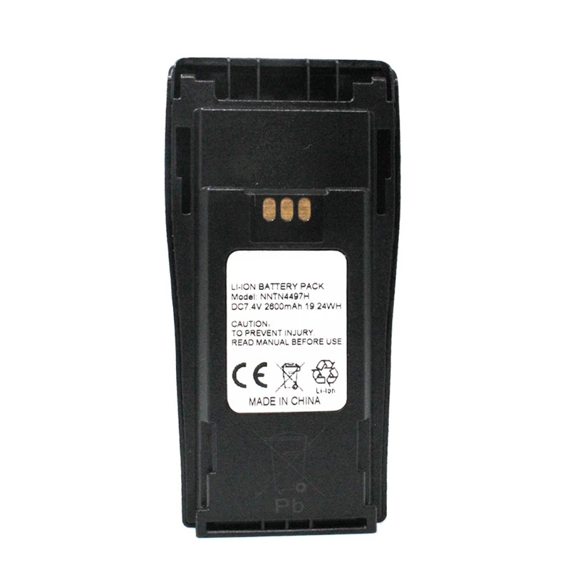 Black Pmnn4254Ar Nntn4497 Nntn4496 2600 мА/ч, литий-ионный аккумулятор Батарея для Dp1400 Cp160 Dep450 Cp140 Cp040 Cp200 Cp380 Ep450 Cp180 Gp3688 Pr400 - Цвет: Black