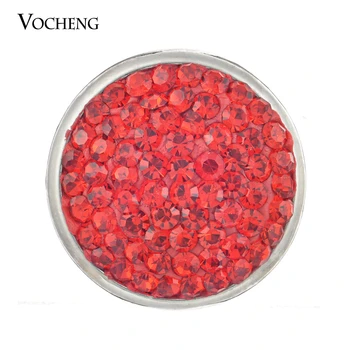 

10PCS/Lot Vocheng 18mm Sugar Snap 9 Colors Interchangeable Charms Vn-412*10