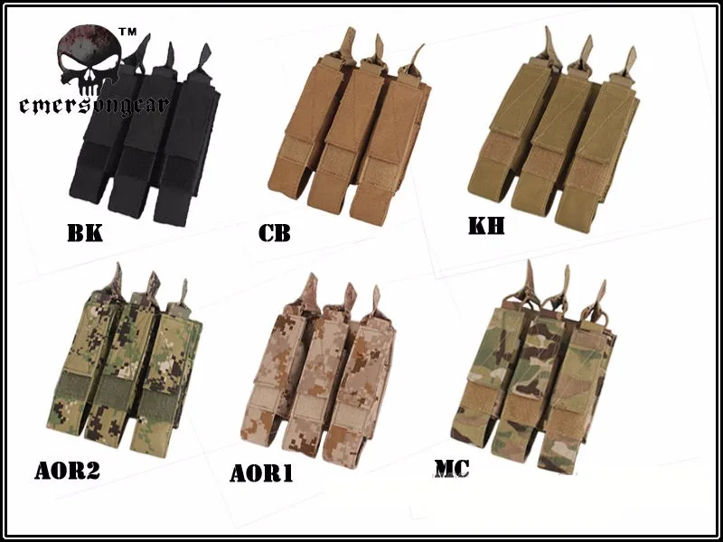 

Подсумок для журналов Emersongear-Airsoft, модульный, Triple MAG, MP7, EM6357