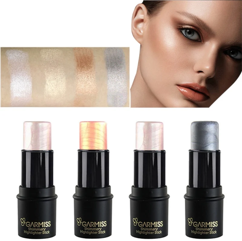 3D Make Up карандаш для выделения уход за кожей лица кремовый Блестящий Блеск тональный крем в виде карандаша бронзант, контур макияж текстовый маркер D