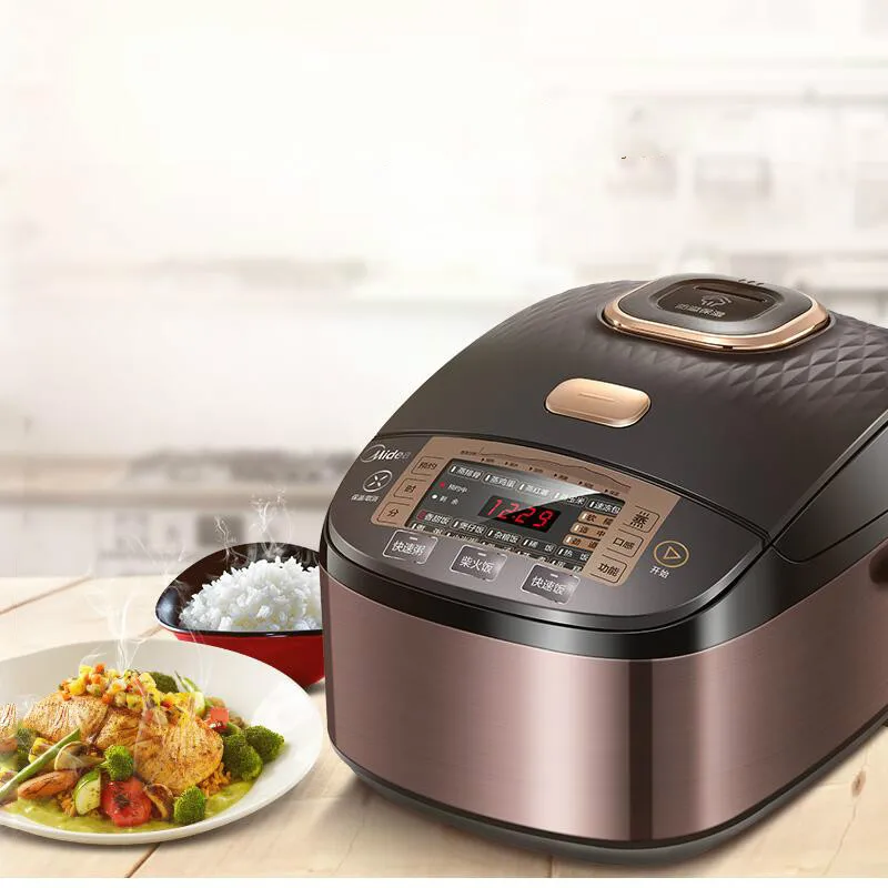 

Rice Cooker 4L Household Intelligent Reservation 2-6 People Thick Bottom Tripod Kettle Three-dimensional Heating
